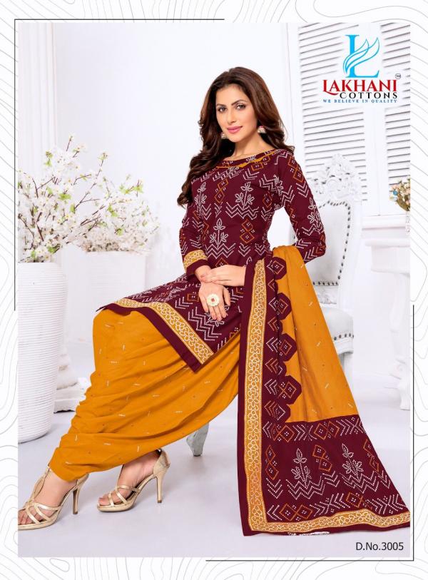 Lakhani Bandhani Vol-3 Cotton Designer Dress Material